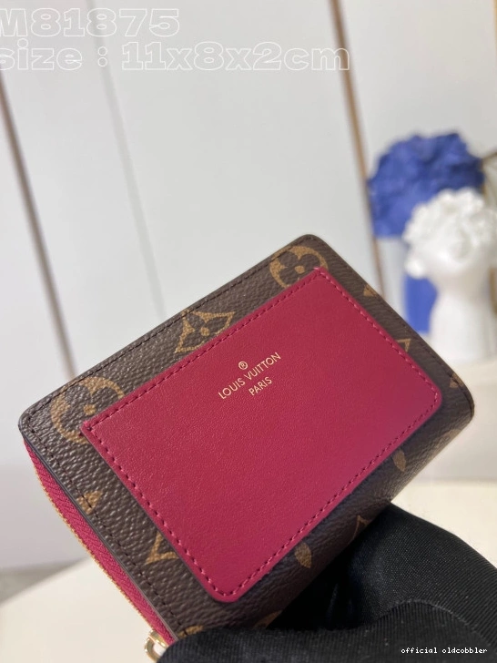 Official oldcobbler WALLET-11.5*8.5*2.2cm LOUIS VUITTON Lou 0805